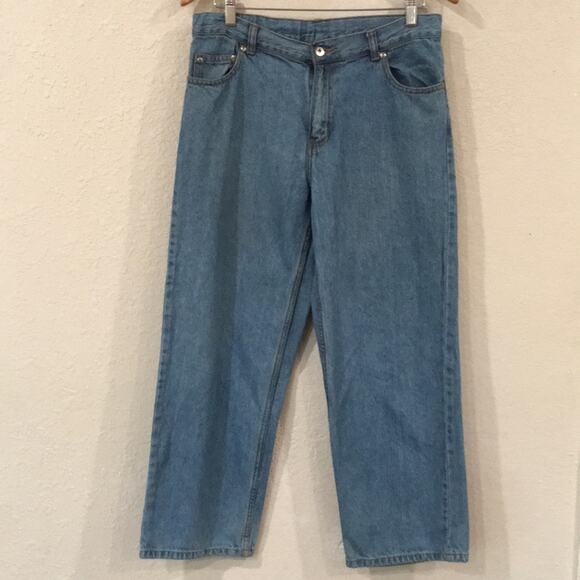 Faded Glory Boy Sz 16 Husky Straight Leg‎ Jeans 100% Cotton ORGANIC - Picture 1 of 10
